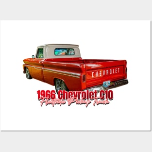 1966 Chevrolet C10 Fleetside Pickup Truck Posters and Art